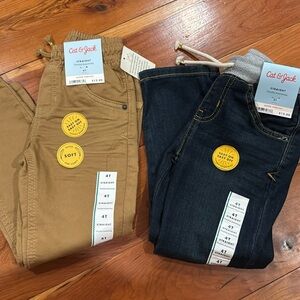 2 pairs of cat and jack pants. Size 4T
